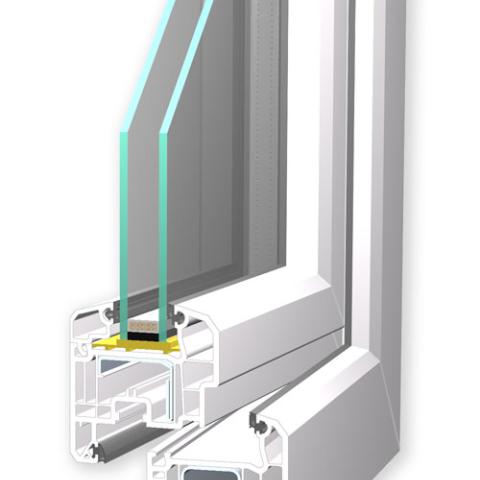 Topline halbflächenversetzt 5-Kammersystem 70 mm Bautiefe